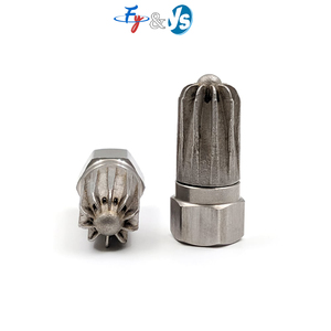 Buse <span class=keywords><strong>de</strong></span> soufflage premium 1/4'' à filetage interne 208 en acier inoxydable, économe en énergie, pour pulvérisation <span class=keywords><strong>de</strong></span> prétraitement <span class=keywords><strong>de</strong></span> surfaces industrielles - Product Image 3