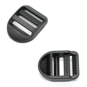 Hebilla ajustable de plástico KJM F028, cierre de correa curvo de cuatro posiciones para accesorios de bolsos - Product Image 1