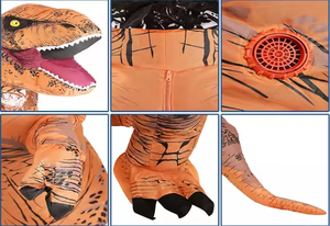 Venta al por mayor Halloween <span class=keywords><strong>carnaval</strong></span> paseo en disfraz de <span class=keywords><strong>dinosaurio</strong></span> inflable para adultos - Product Image 3