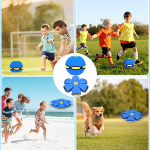 <b>Dog</b> Tooth Cleaning Training Interactive & Movement Pet Magic Flying Disc Ufo Outdoor Sports Interactive Chew <b>Ball</b> Pet Toy - Product Image 5