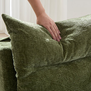 Modern Convertible Set Sofa Lounge Chair with <b>Backrest</b> Fully Compressed <b>for</b> Apartment Living Room Bedroom Eco-Friendly - Product Image 3