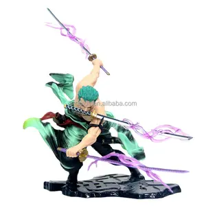 Sromda un pezzo Anime Zoro tremila Sekai PVC Action Figure giocattolo 27cm un pezzo Roronoa Zoro statuetta giocattoli regalo