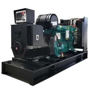 240Kw & 300Kva Open Frame Diesel Generator Set Gecombineerd Met Puur Koperen Borstelloze Generator En Auto-Ats