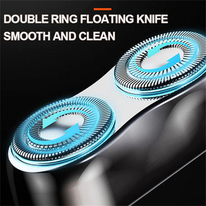 Rasoirs électriques pour hommes, tendance, rasoir de voyage mini portable rechargeable par USB, coffret cadeau pour rasoir à barbe de petit ami - Product Image 3