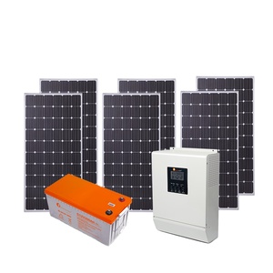 Sistema de Energía Solar Monocristalino de 1000W 1KVA para Respaldo Energético Doméstico de 12V - Product Image 3