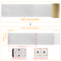 Feuille de LED Offre Spéciale VHLighting 3000K 4000K 6000K Feuilles de rétroéclairage LED ultra minces Feuille de panneau flexible LED