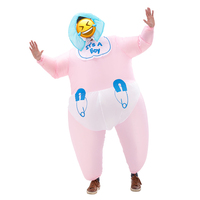 Flagnshow – costume gonflable rose pour bébé, vêtements d'extérieur mignons pour bébé