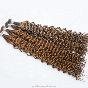 Cabello rizado y ondulado de queratina italiana virgen rusa, cutícula alineada, calidad premium, puntas planas tipo K, ¡Gran Venta! - Product Image 2