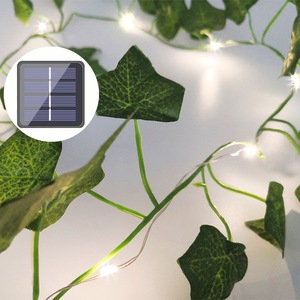 Năng lượng mặt trời mây liễu lá leo hổ màu xanh lá cây liễu đèn loạt - Product Image 2