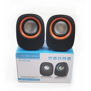 D-05A มินิลำโพงดิจิตอล 2.0 มัลติมีเดียลำโพงพกพาแบบใช้พลังงานจาก USB สำหรับคอมพิวเตอร์แล็ปท็อปเดสก์ท็อป - Product Image 1