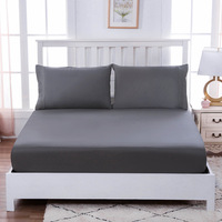 Parure de draps en coton égyptien moderne et minimaliste, confortable et douce, avec taie d'oreiller lisse et durable, drap-housse brodé pour la maison