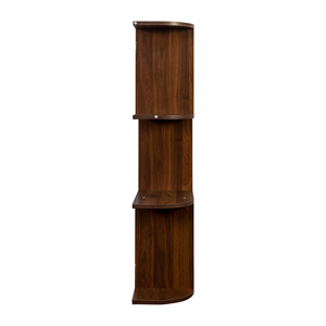 <b>Wall</b> Mounted 3 Tier Wooden Wine Rack With Glass Holder <b>Storage</b> For Home Bar - Product Image 4