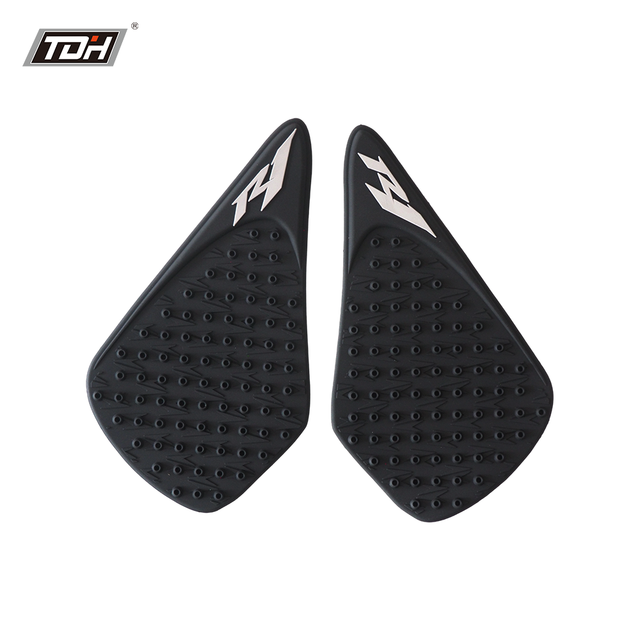 Motorcycle Fuel Tank Pad Universal Black Rubber PVC Anti Slip Sticker Protector Self Adhesive for Scooter Street Dual Sport