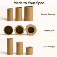 Bobine de papier industrielle recyclable et durable, taille personnalisée pour l'enroulement de tapis