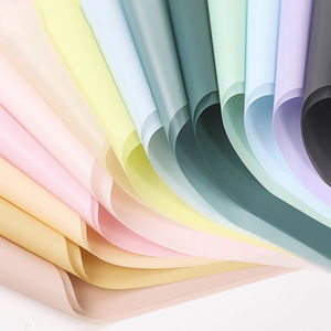 Paquete de 20 piezas de papel fino de flores sólidas, papel de regalo impermeable para ramo de flores, suministros de floristería, papel de embalaje para regalo de boda - Product Image 2