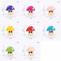 Ornement Mystique Champignon Gothique Pastel Cottagecore en Gros pour Décoration d'Aquarium, Accessoires en Résine, Ornements de Jardin