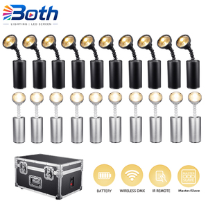 Wireless Mini Pin Spot Light 10W LED Battery Stage Light for Ballroom Bar - Product Image 1