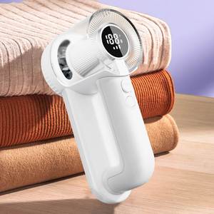 Removedor de Bolitas de Pelusa Reutilizable con Pantalla Digital, Afeitadora 2 en 1, Removedor de Pelusa Eléctrico Recargable para Ropa - Product Image 3