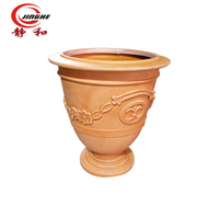 Pots de fleurs Pots de plantes Jardinières décoratives en plastique pour plantes Prix d'usine Plastique PE Marron Pots en plastique contemporains 30 pouces