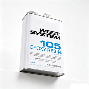 Résine époxy transparente à faible viscosité SL228 WEST SYSTEM 105-B pour applications marines, collage de composites, revêtement imperméable - Product Image 5