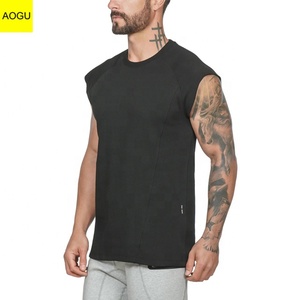 Los hombres Slim de los hombres de culturismo <span class=keywords><strong>sin</strong></span> mangas entrenamiento Fitness simple gimnasio T <span class=keywords><strong>camisa</strong></span> - Product Image 1