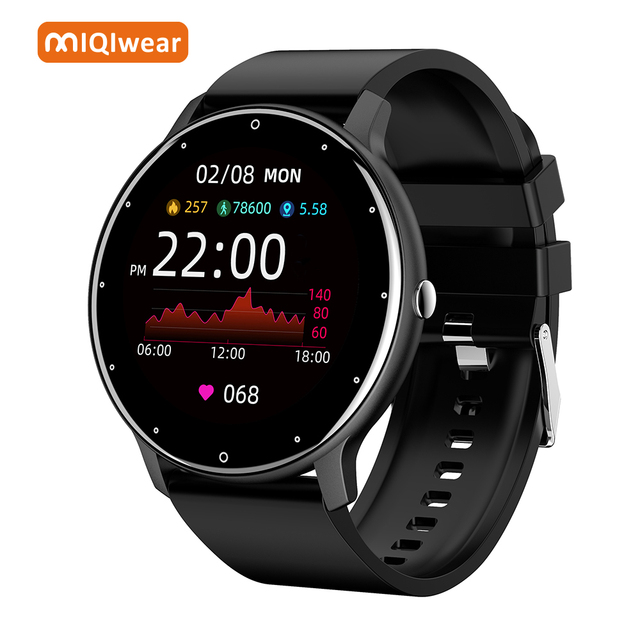 New Arrival ZL02 Smartwatch Heart Rate Waterproof Sport Fitness Android Reloj Smart Watch ZL02D