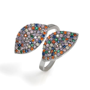 Anillo de mujer Chapado en platino ajustable RAKOL RP2033 - Product Image 5