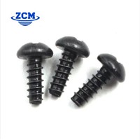 Vis à tête cylindrique en acier métrique DIN, oxyde noir, M6 25mm, tête cruciforme, pour boîtier de manette PS4, pièces de rechange