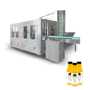 98% Customer Bought Bottle Washing Filling Capping PET, Plastic and Glass Bottle Mini Fruit Juice Production Line