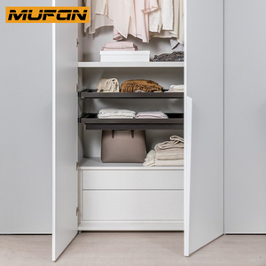 Bianco moderno assemblato piccolo guardaroba disegni per bambini camera da letto Set di legno personalizzato Walk in <span class=keywords><strong>armadio</strong></span> per bambini guardaroba - Product Image 3