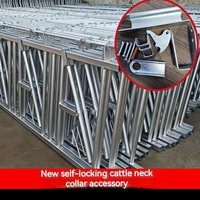 Nuevo y Resistente Bloqueador de Cabeza para Vacas Lecheras de Acero Galvanizado en Caliente, Resistente a la Corrosión y al Óxido, Capacidad de Carga de 500 kg