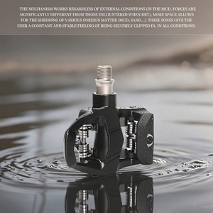 Pedal sin Clip para Bicicleta BMX <span class=keywords><strong>de</strong></span> Carretera LEWEE OEM/ODM, Aleación <span class=keywords><strong>de</strong></span> Aluminio Ultraligera, Rodamiento Sellado, Resistente al Agua, Autoblocante para Delta - Product Image 5