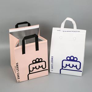 Disposable Food Cake Insulation Bag Non-Woven Portable Takeout Bag for Dessert Thermal Insulation Fabric for Cooler Bags - Product Image 1