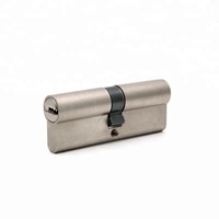Cerradura de Cilindro con Llave de Perforación Doble y Función Anti-Taladro, Perfil Europeo, para Ordenador