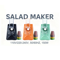 Elektrische Mini Voedselprocessor Plastic 150W Salade Maker Groentensnijder Aardappel Wortel Snijder Komkommer Rasp Huishoudelijk