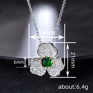 Collana con Ciondolo a Forma di Fiore di Camelia per Donne, Gioiello Elegante in Stile Vintage alla Moda - Product Image 4