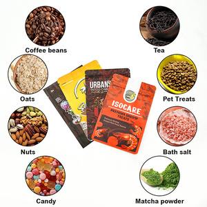 Busta in piedi sacchetto di caffè 16Oz 250 grammo imballaggio alla rinfusa bassa MOQ 500 pz 1000 pz valvola di degasaggio sacchetti di plastica per alimenti per animali domestici - Product Image 5