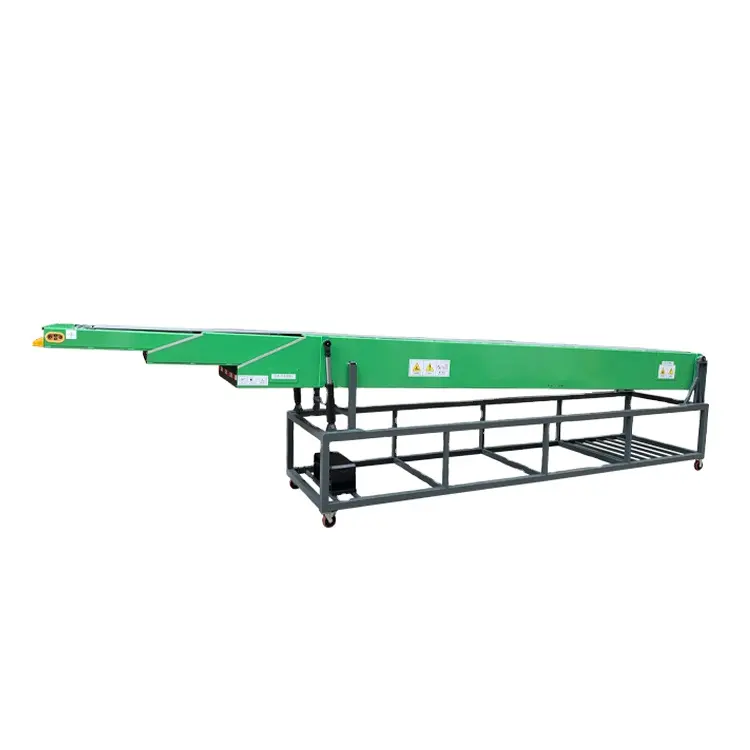 2024 Hot Sale To Japan Container Loading Retractable Flexible Telescopic Belt Conveyor For Logistic Post