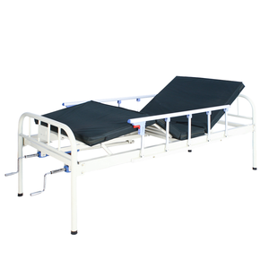 Lits de soins médicaux directs <span class=keywords><strong>d</strong></span>'usine <span class=keywords><strong>prix</strong></span> bon marché deux manivelles manuelles en métal durable lits de soins infirmiers fabriqués en usine - Product Image 2