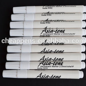 Water Resistant Leather and Shoe Writing <b>White</b> Color Ink <b>Permanent</b> <b>Marker</b> <b>Pen</b> - Product Image 2