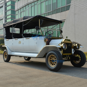 Voiture électrique classique de qualité supérieure, véhicule d'époque pour voyages et visites touristiques, voitures rétro antiques - Product Image 3