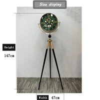 Reloj de Cuarzo de Pie con Diseño Moderno y Elegante, con Pantalla Digital, Decoración para el Hogar, para Sala de Estar