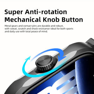 Montre connectée unisexe OEM/ODM avec <span class=keywords><strong>assistant</strong></span> vocal IA, fonction d'appel, écran TFT carré 320x386, bracelet en silicone, IP68 - Product Image 5