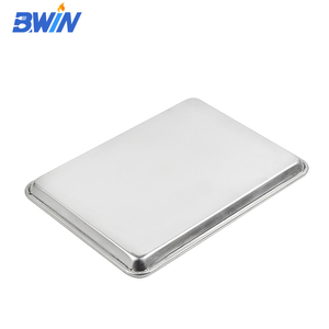 Dụng cụ làm bánh thương mại, dụng cụ nướng bánh, khay nướng bánh xếp chồng được, khay nướng bánh <span class=keywords><strong>pizza</strong></span> hình chữ nhật bằng nhôm - Product Image 6