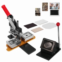 Kit de fabrication d'aimants rectangulaires industriels 50x80mm avec 1000 ensembles de matériaux, presse manuelle professionnelle pour métal pour entreprises