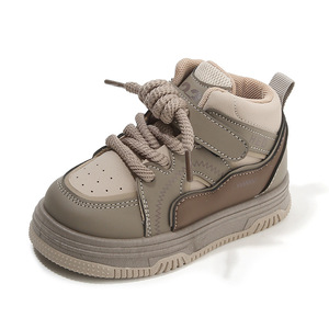 <span class=keywords><strong>Sneakers</strong></span> Autunno-Primavera per Ragazze, Nuove Scarpe Casual da Skate per Ragazzi, Scarpe Slip-on <span class=keywords><strong>Alte</strong></span> da Donna con Suola Morbida, Scarpe per Bambini con Logo - Product Image 1