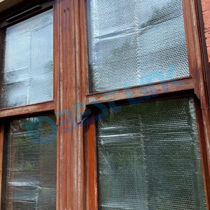 Matériau d'isolation à double couche en feuille d'aluminium et bulles d'air haute résistance pour couverture de fenêtre de camping-car/serre - Product Image 4