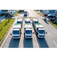 Superstructure de transfert de déchets municipaux économique de 10,5 m³ avec panneau de commande intelligent et ensemble supérieur de compression des déchets
