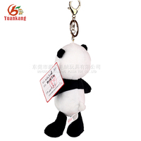 Ourson personnalisé Mini peluche éléphant porte-clés chaîne doux personnalisé lapin en peluche Panda jouet porte-clés