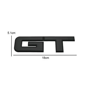 Autocollant de <span class=keywords><strong>voiture</strong></span> en métal chromé 3D GT, emblème, badge de coffre arrière, décalcomanies pour Ford F150 <span class=keywords><strong>Mustang</strong></span> Shelby GT500 GT350, style <span class=keywords><strong>logo</strong></span> GT - Product Image 2